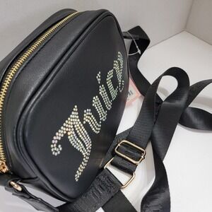 Juicy Couture‎ Obsession Licorice Gothic Bling Crossbody Bag NWT!